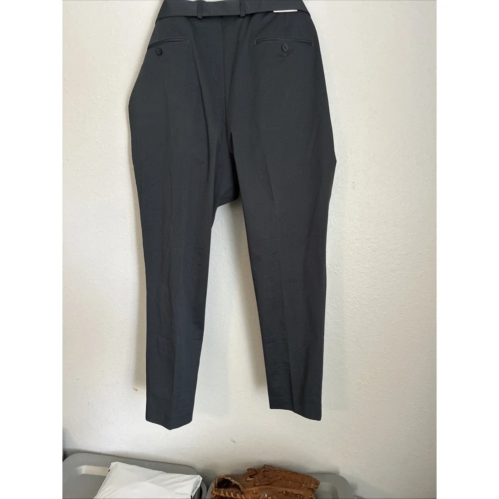 Express‎ Mens Gray Slim Fit 4 Way Hyper Stretch Dress Pants 38x32 NWT